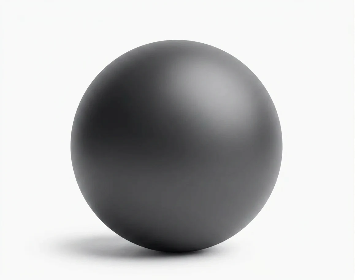 Resin black 3D printing material sample