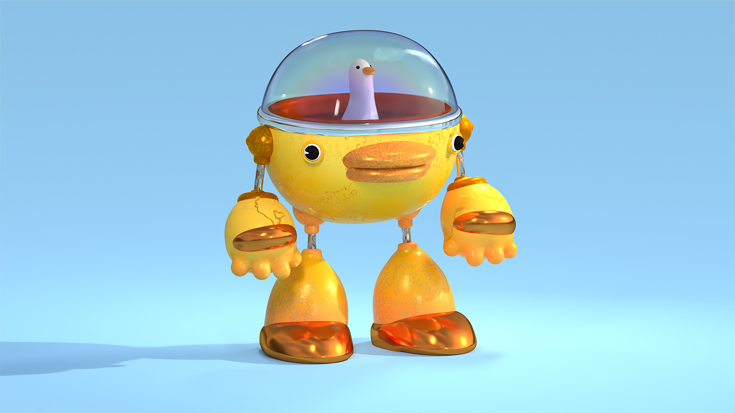 Egg Yolk 3D modeling