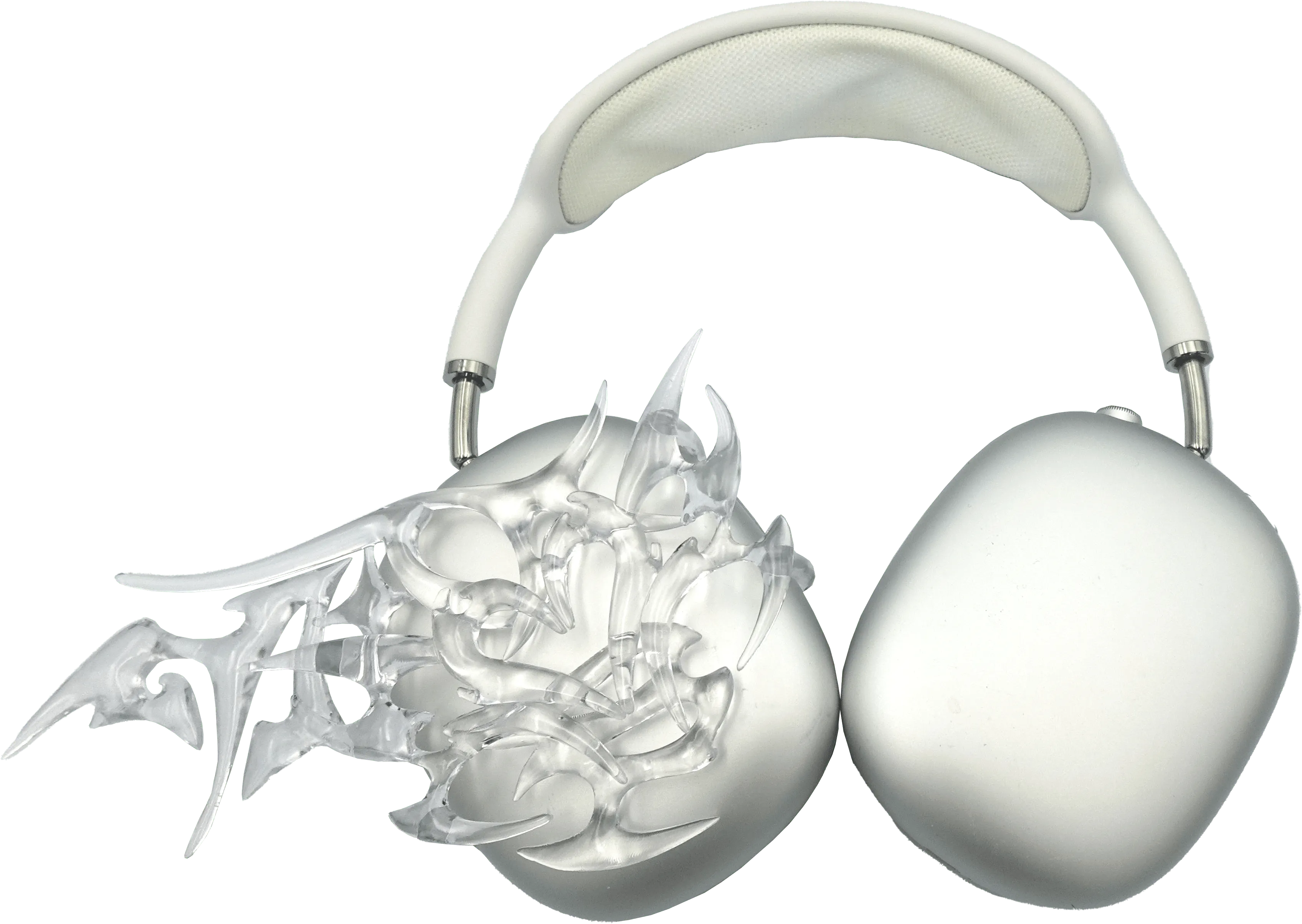 A wearable fashion accessory designed in Womp and 3D printed for real-world testing
